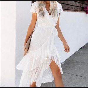 Vici Dolls Precious Heirloom dotted white dress